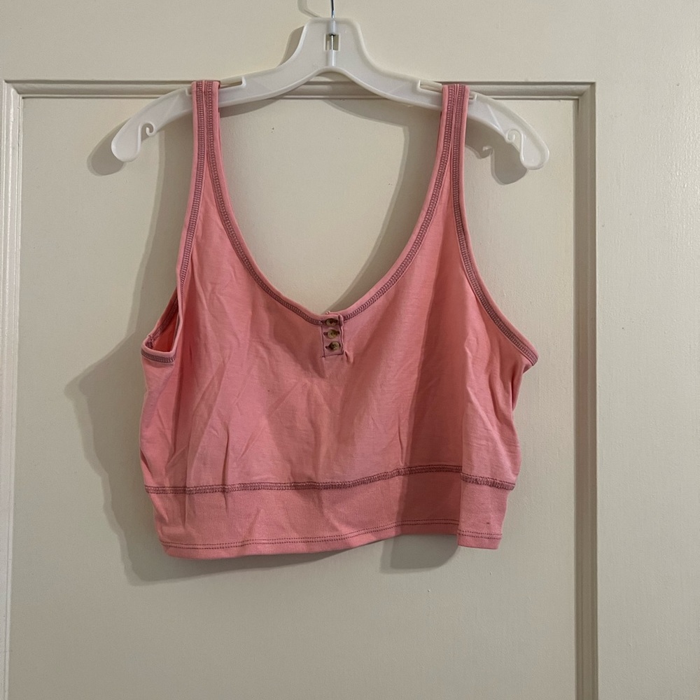 BDG pink crop top